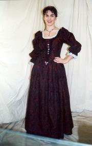 barokní šaty- 036